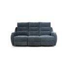 Apollo 3 + 2 Seater Dusk Grey Fabric Electric Recliner Sofa Set