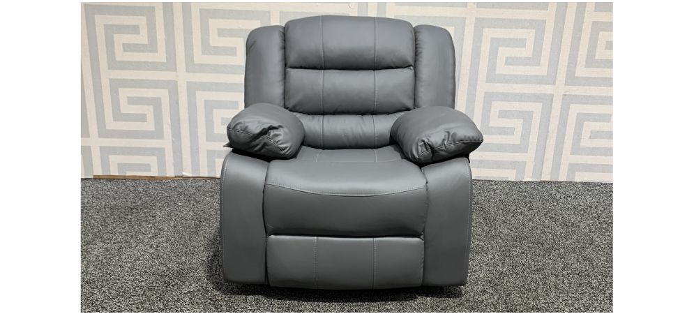 Bonded discount leather armchair