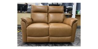 Zora 3 + 2 Electric Recliners Tan Corrected Grain Leather